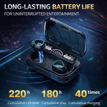 M10 TWS With Digital Indicator True Wireless Earbuds - View 2