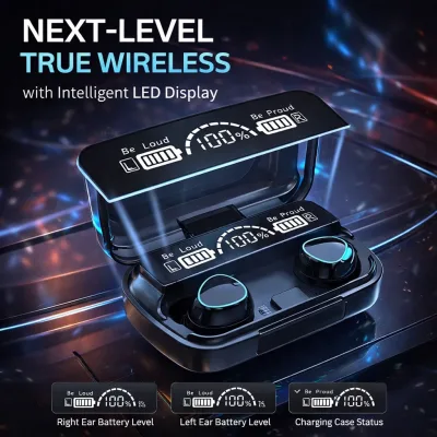 M10 TWS With Digital Indicator True Wireless Earbuds