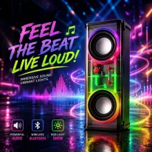 Mecha V8 Double-shot Full Transparent Waterproof Speaker - View 4