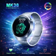 MK38 Premium Round AMOLED HD Display Germany Multi Function Smart Watch - View 3