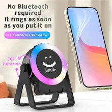 Smile RGB Ambient Light Speaker - Portable Auto Connect Sound Box Without Bluetooth - View 5