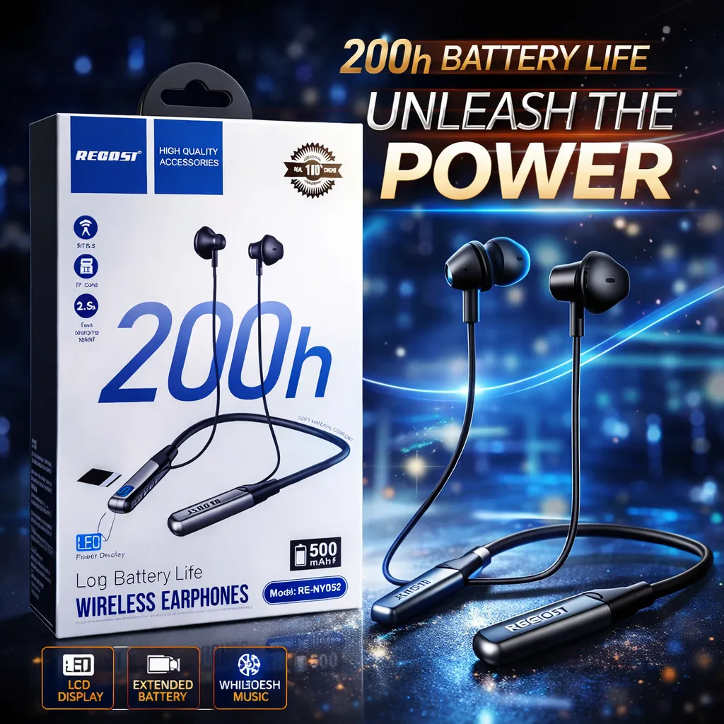 Recrsi RE-NY052 wireless neckband earphone