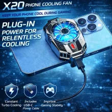 X-20 Portable Radiator Smartphone Cooler  - View 3